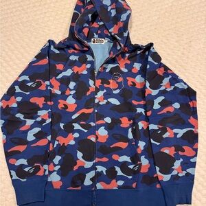 Men’s BAPE Camo Hoodie Full Zip up jacket